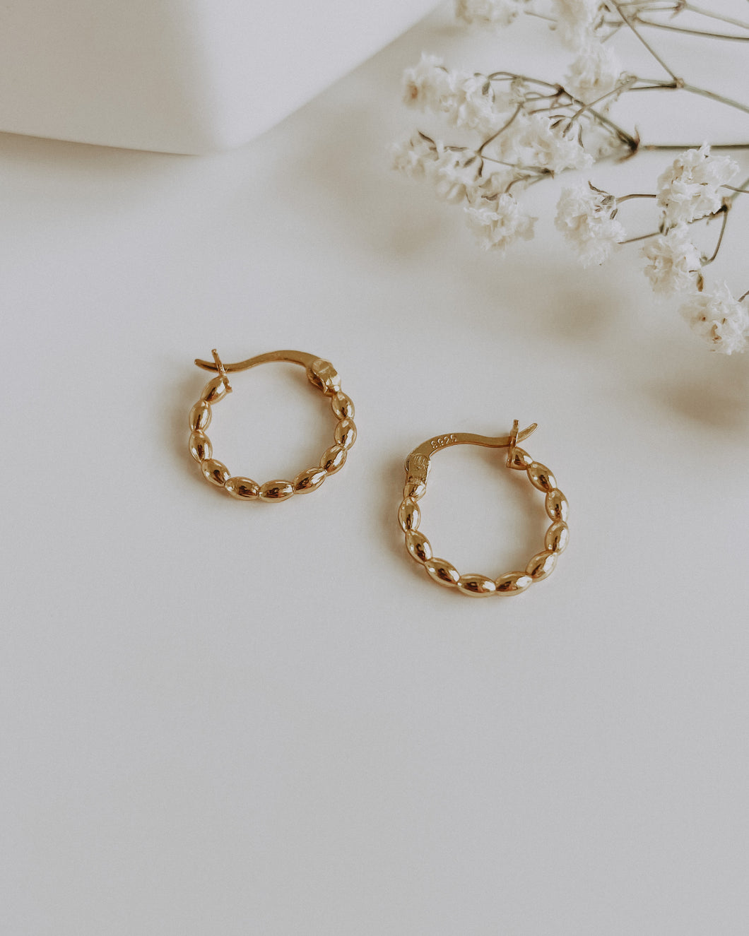 Florence Hoops // Gold Filled