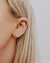 Load image into Gallery viewer, Give You Butterflies Stud Earrings // Gold

